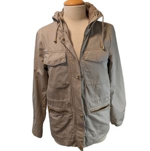 Bella Donna Moda Italiana Women's Beige Utility Jacket Size Small